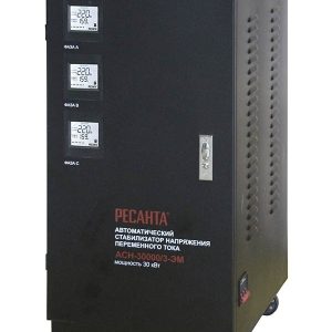 Стабилизатор напряжения РЕСАНТА АСН-30000/3-ЭМ
