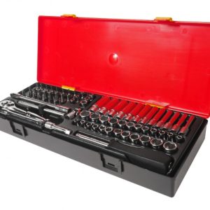 JTC-K2731 Набор головок торцевых 1/4" 6-ти гранных в кейсе 73 предмета JTC/1