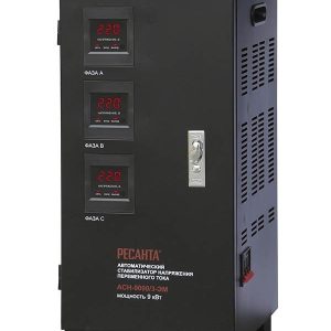 Стабилизатор напряжения РЕСАНТА АСН-9000/3-ЭМ