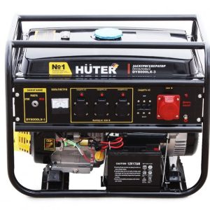 Портативный бензогенератор HUTER DY8000LX-3