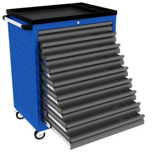 PROFFI 950.9 Тележка инструментальная RAL 5005 (9 выдвижных ящиков)