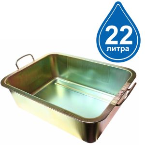 JTC-AM48 Поддон для слива масла металлический глубокий 22л JTC